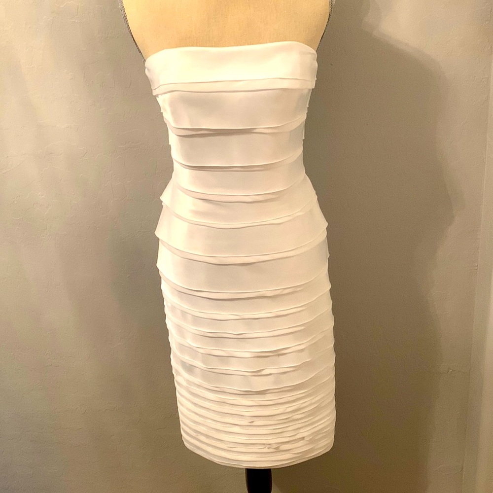 White Strapless Dress